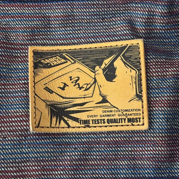 21Oz Rainbow Selvedge Denim Jacket - Picture 4 of 10